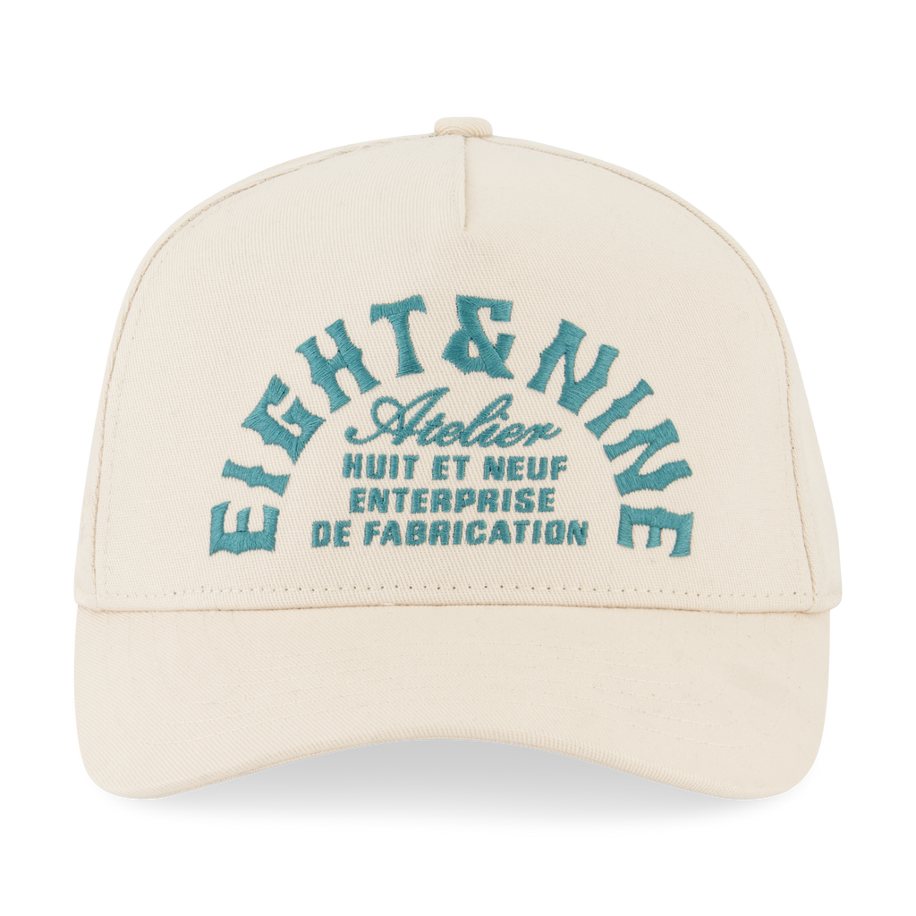 8&9 Hat - Atelier Snapback - Cream