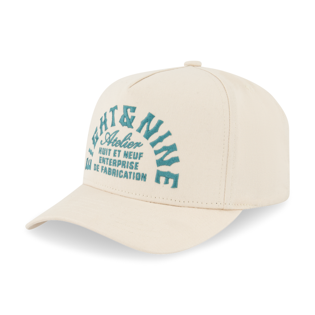 8&9 Hat - Atelier Snapback - Cream
