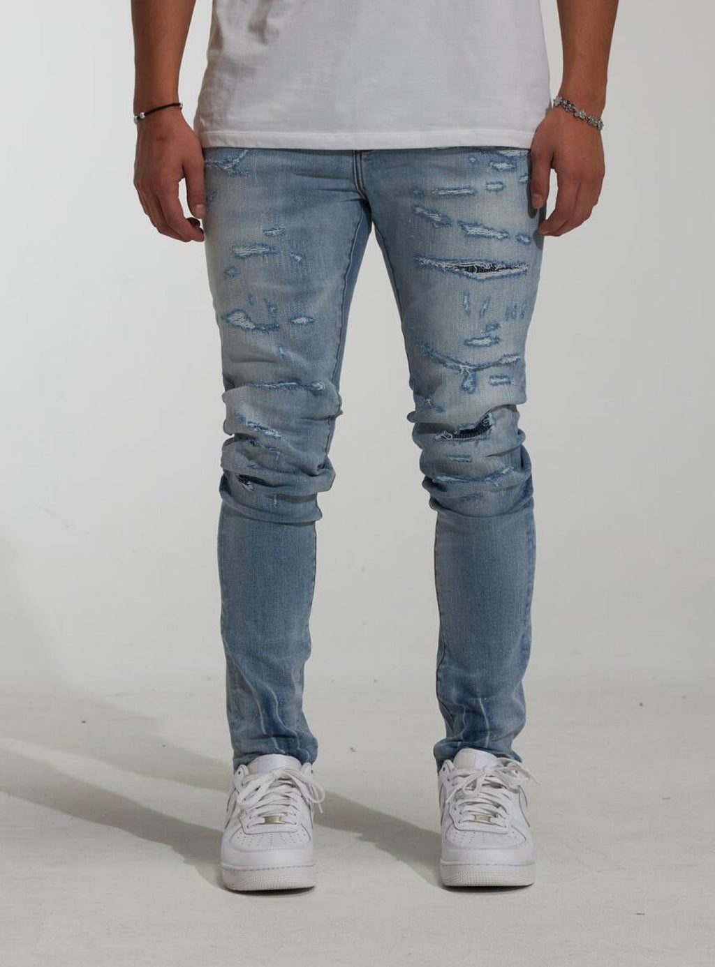 Crysp Denim Jeans - Atlantic - Light Distress - CRYSP232-207