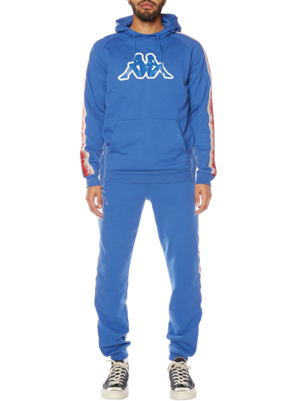 Kappa Sweatsuit - Logo Tape Dapet - Blue - 33194WW