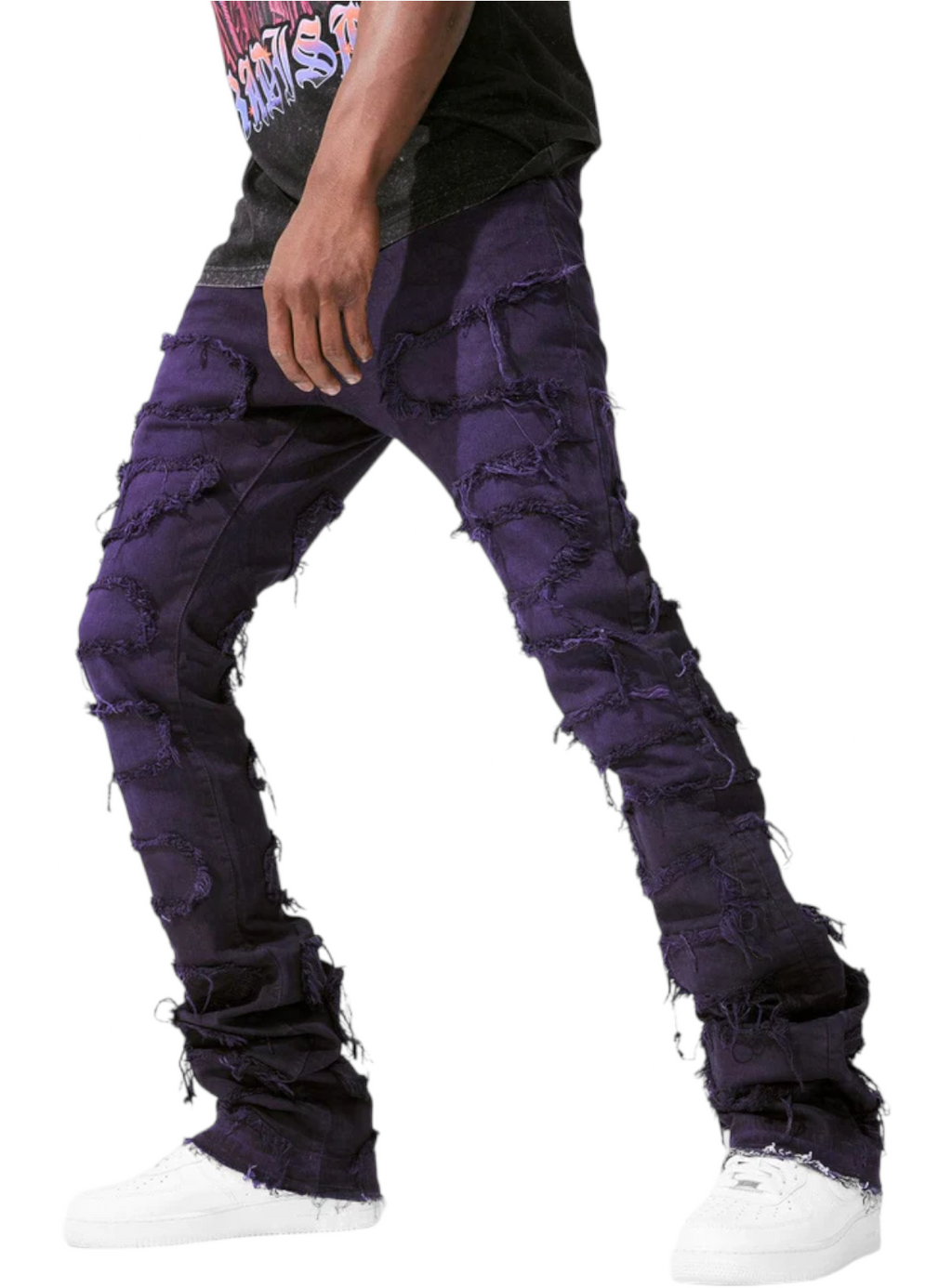 Jordan Craig Jeans - Martin Stacked Oasis - Purple - JTF1131