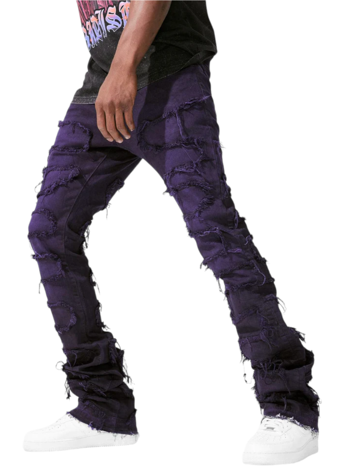 Jordan Craig Jeans - Martin Stacked Oasis - Purple - JTF1131