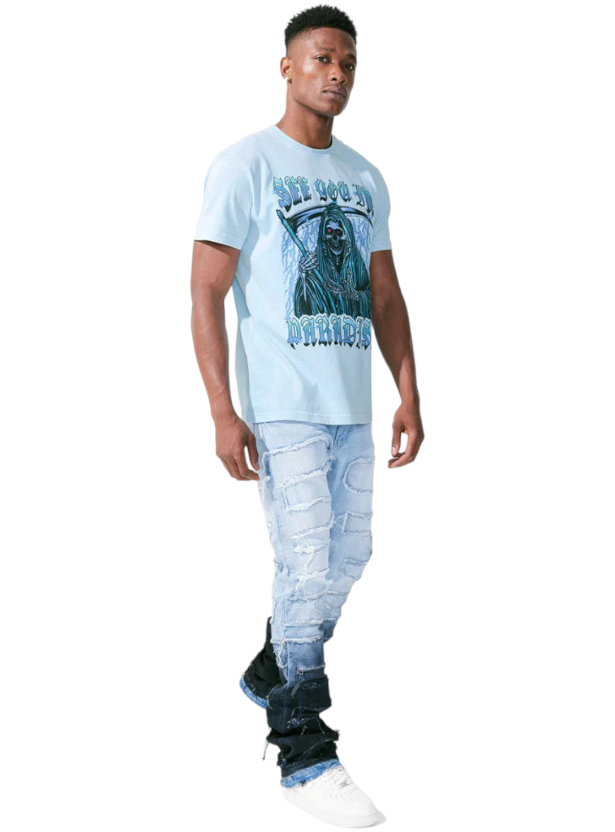 Jordan Craig Jeans - Martin Stacked Oasis - Blue Wave - JTF1131