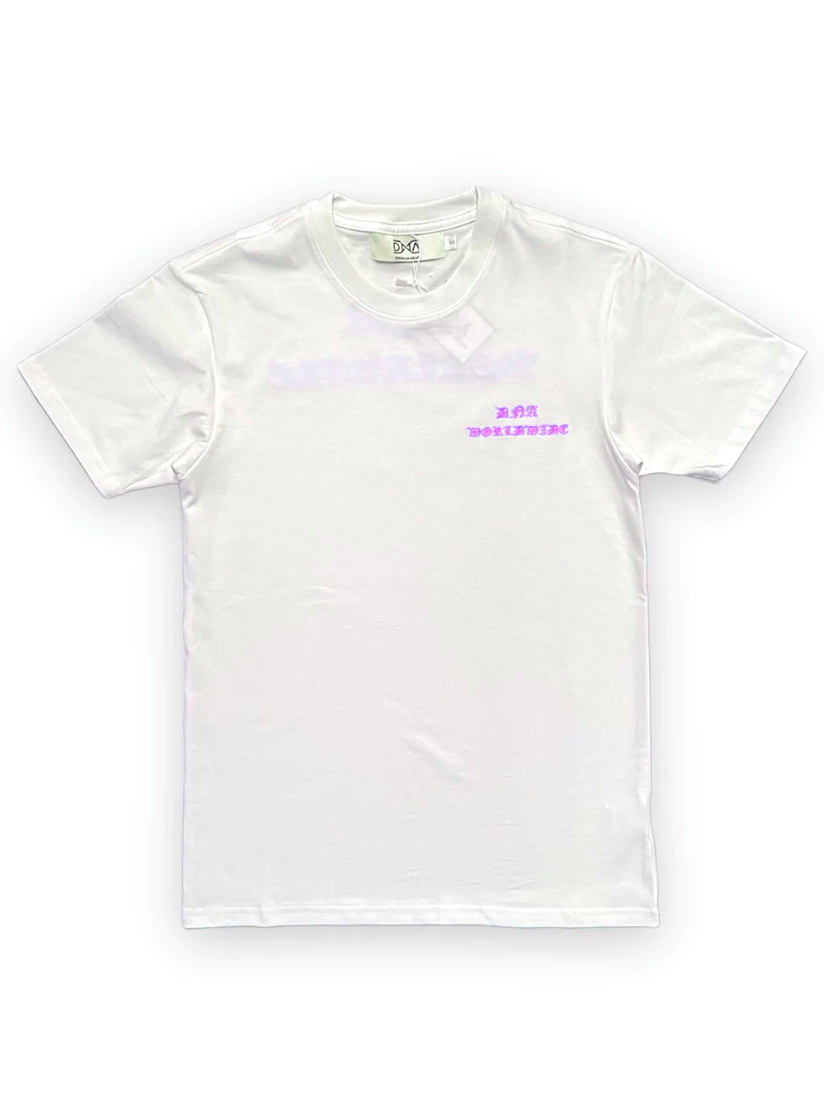 DNA T-Shirt - Worldwide - White With Purple