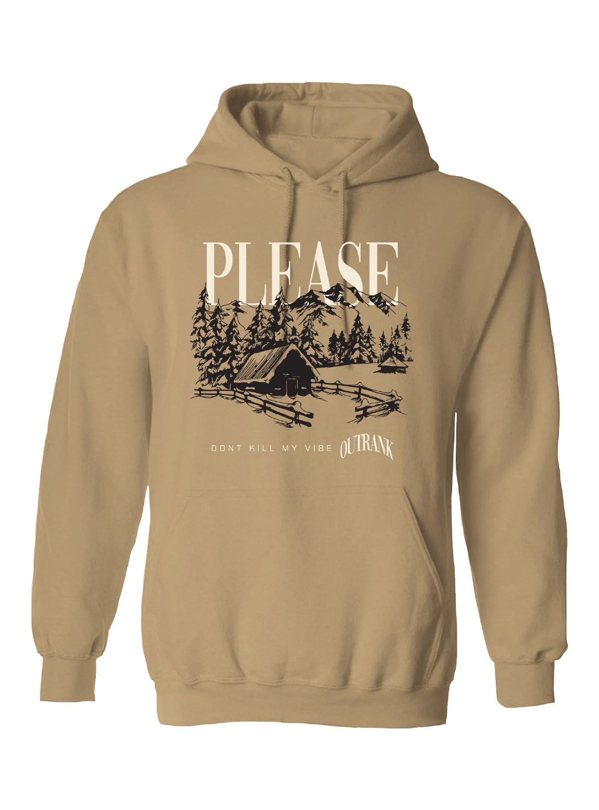 Outrank Hoodie - Please - Khaki - OR2134H