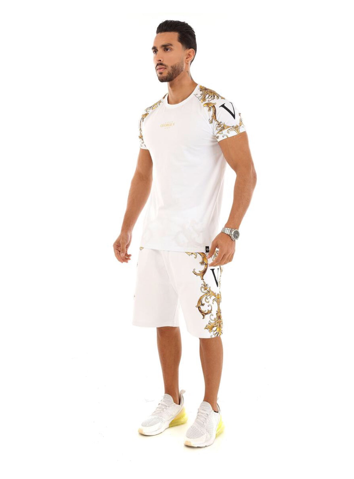 George V Short Set - Baroque - White - GV2358