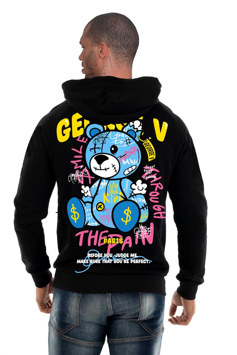 George V Sweatshirt - Before You Judge Me - Black - GV2628