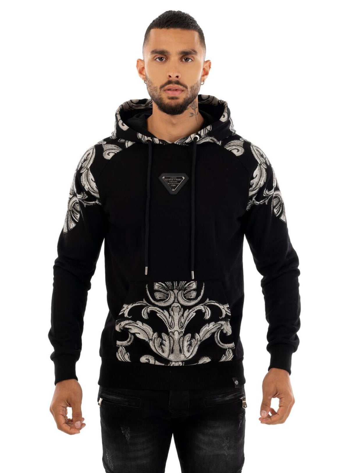 George V Hoodie - Unique - Black - GV2417
