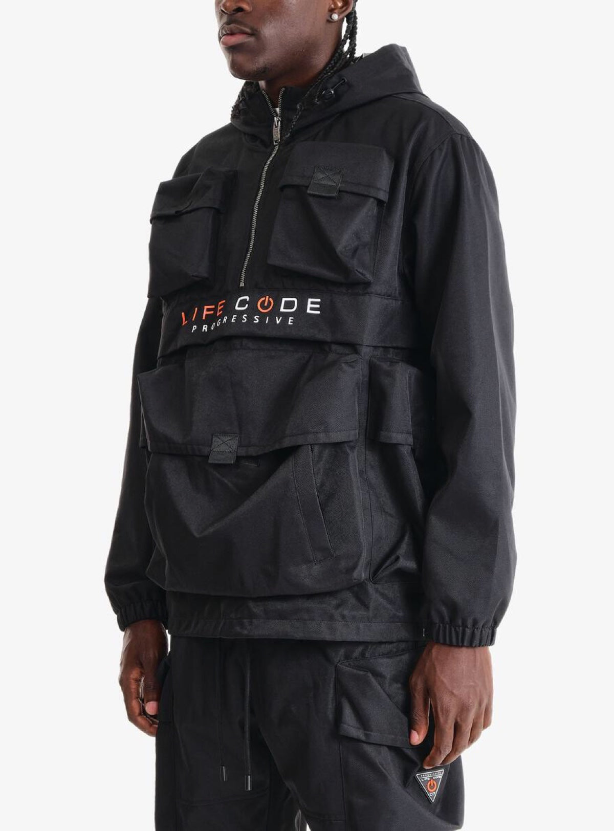 Life Code Jacket - Twill Cargo - Black - 23J39