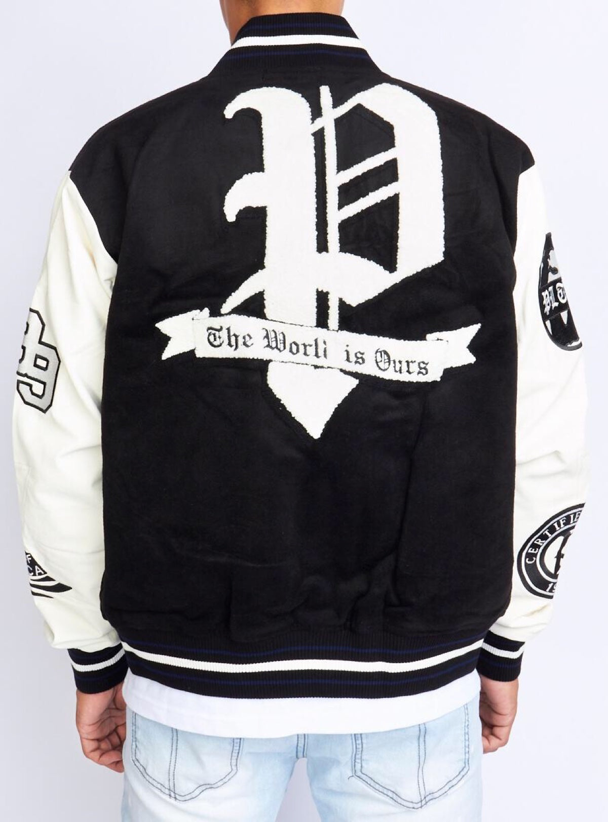 Politics Jacket - Ramsey Varsity - Black - 428