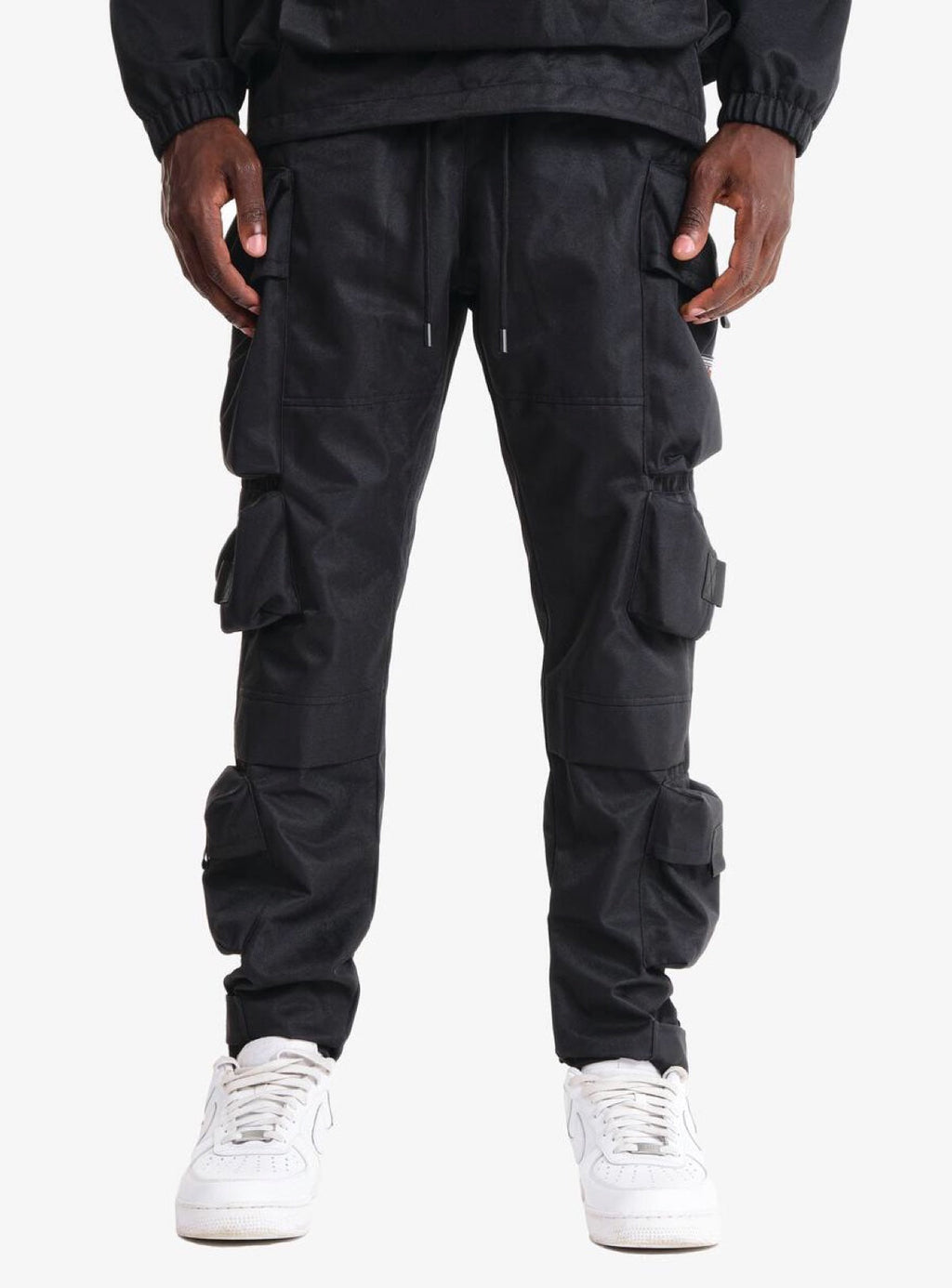 Life Code Track Pants - Twill Cargo - Black - 23P39