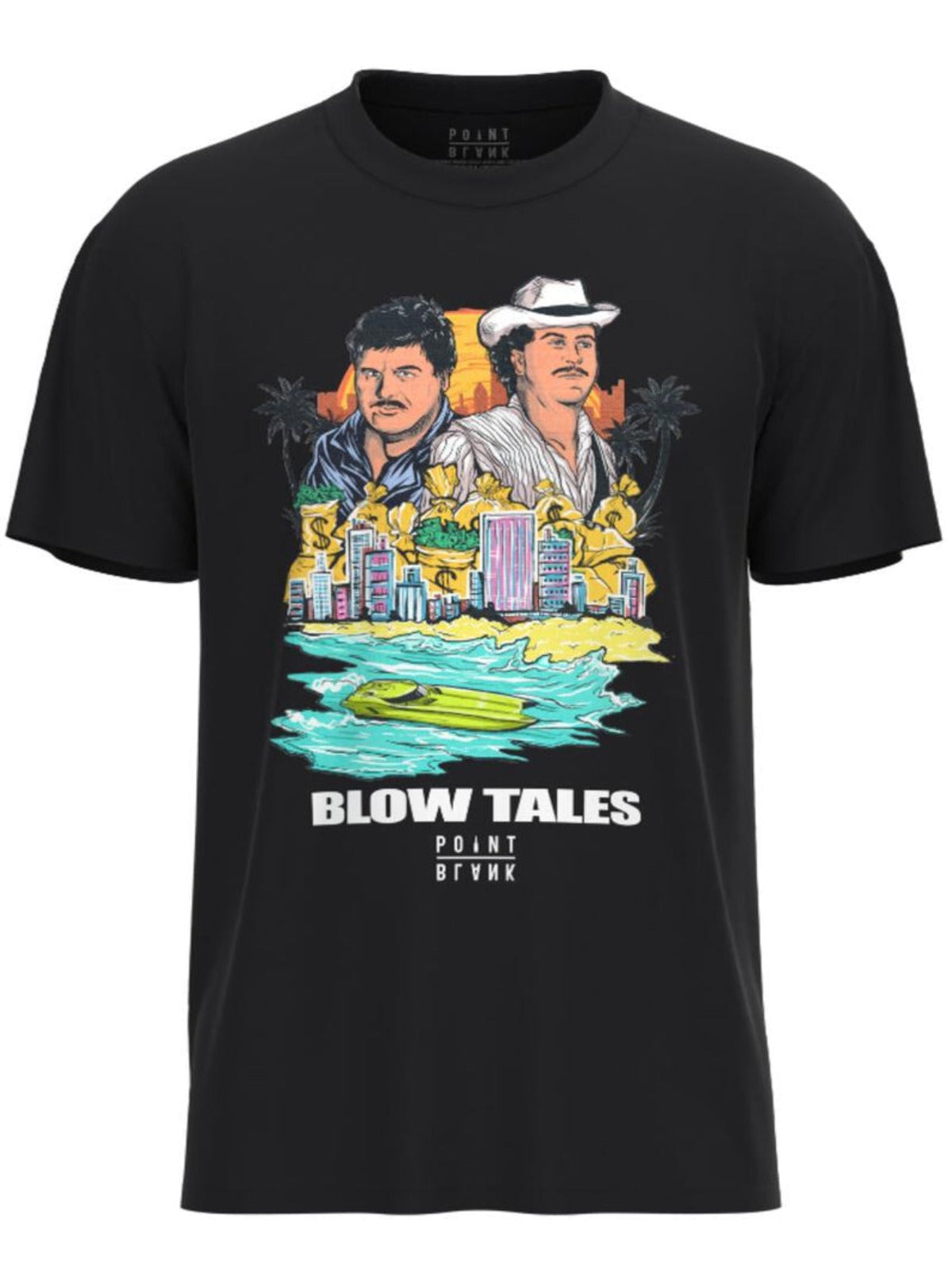 Point Blank T-Shirt - Blow Tales - Black - 100987-5266