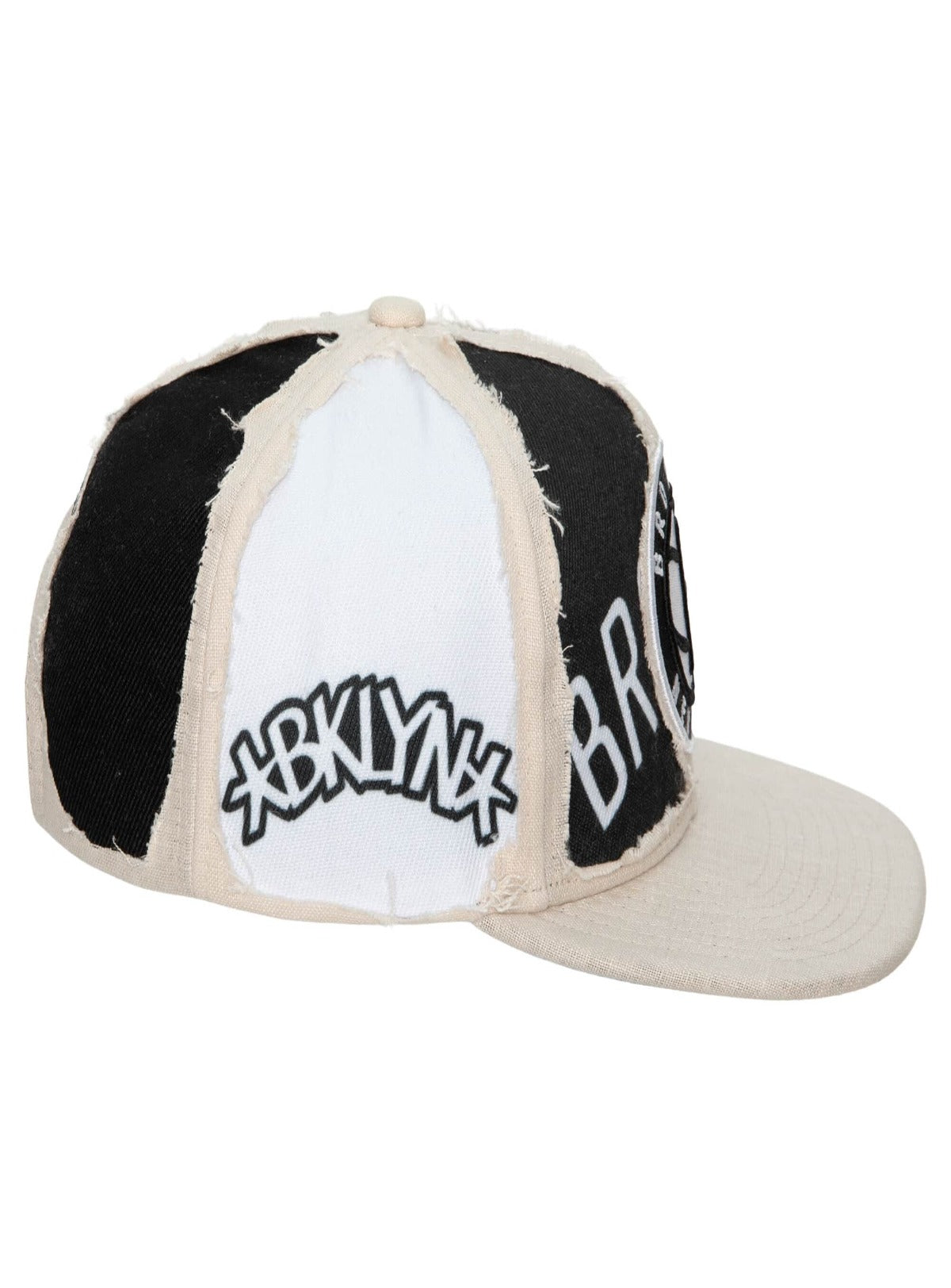 Mitchell & Ness Hat - NBA Cut Away Snapback - Nets - Off White - SH20118