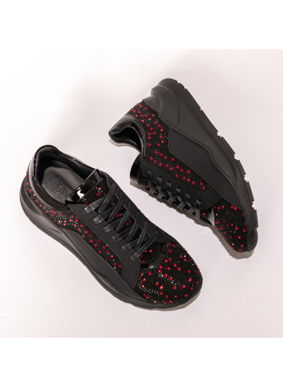 DNA Shoes - The Shine Edition - Black And Red Stones - SP17