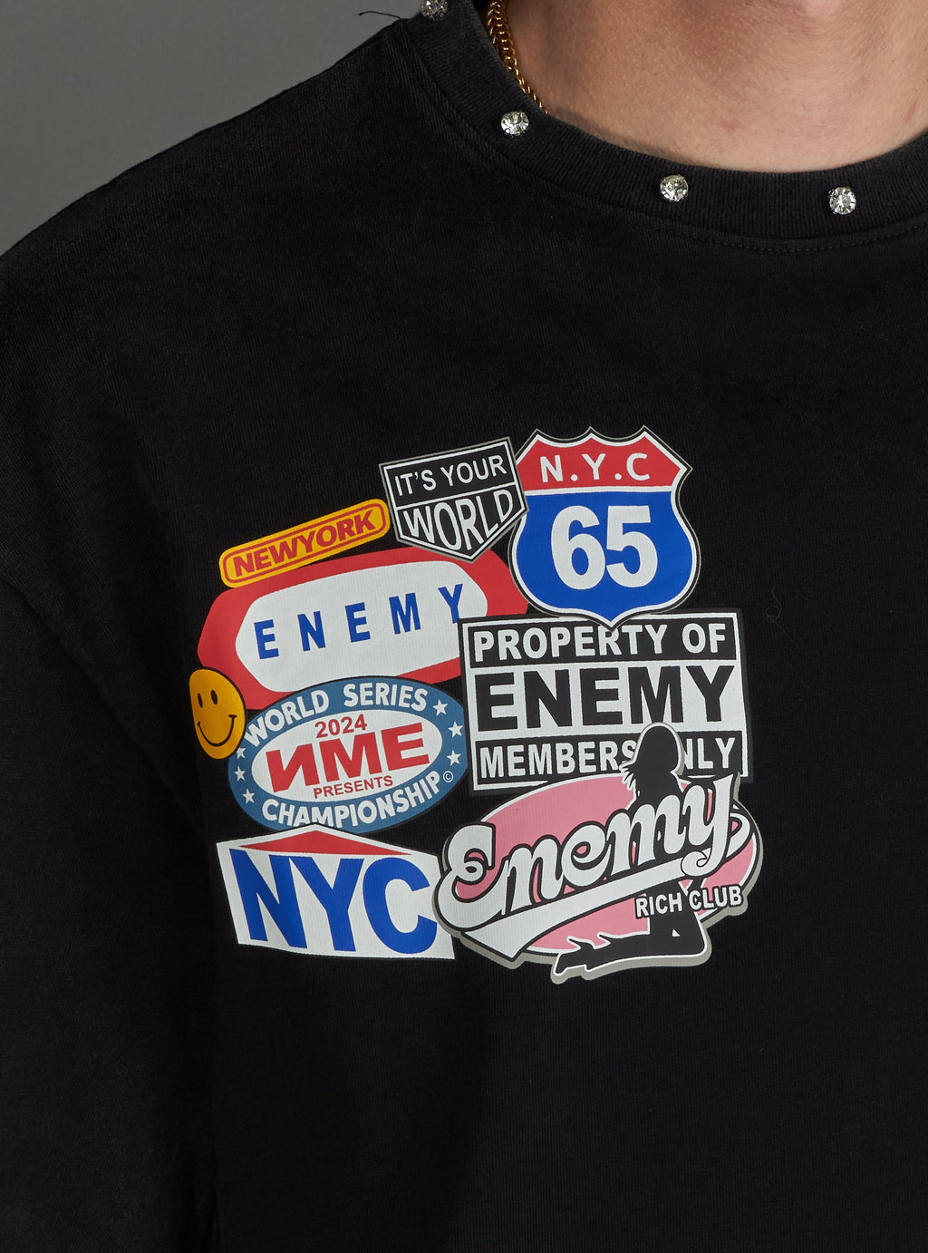 NME T-Shirt - Byron - Black - 316