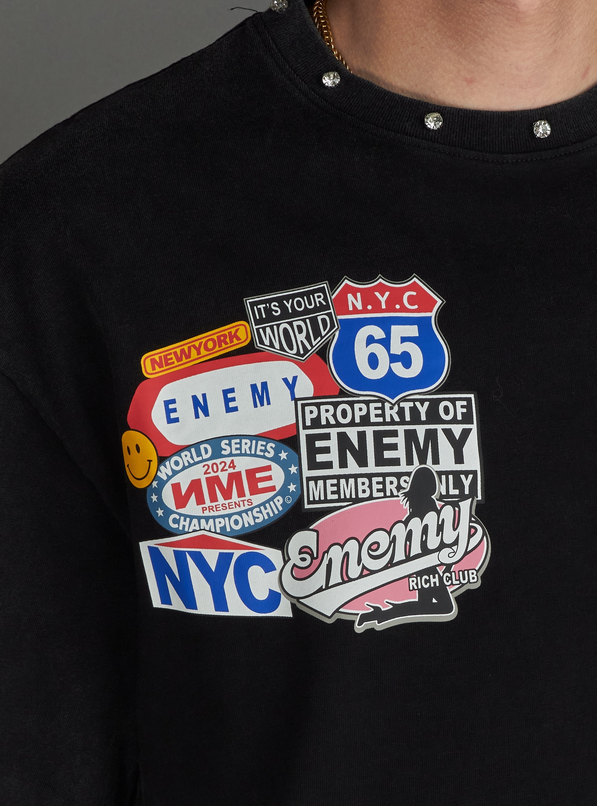 NME T-Shirt - Byron - Black - 316