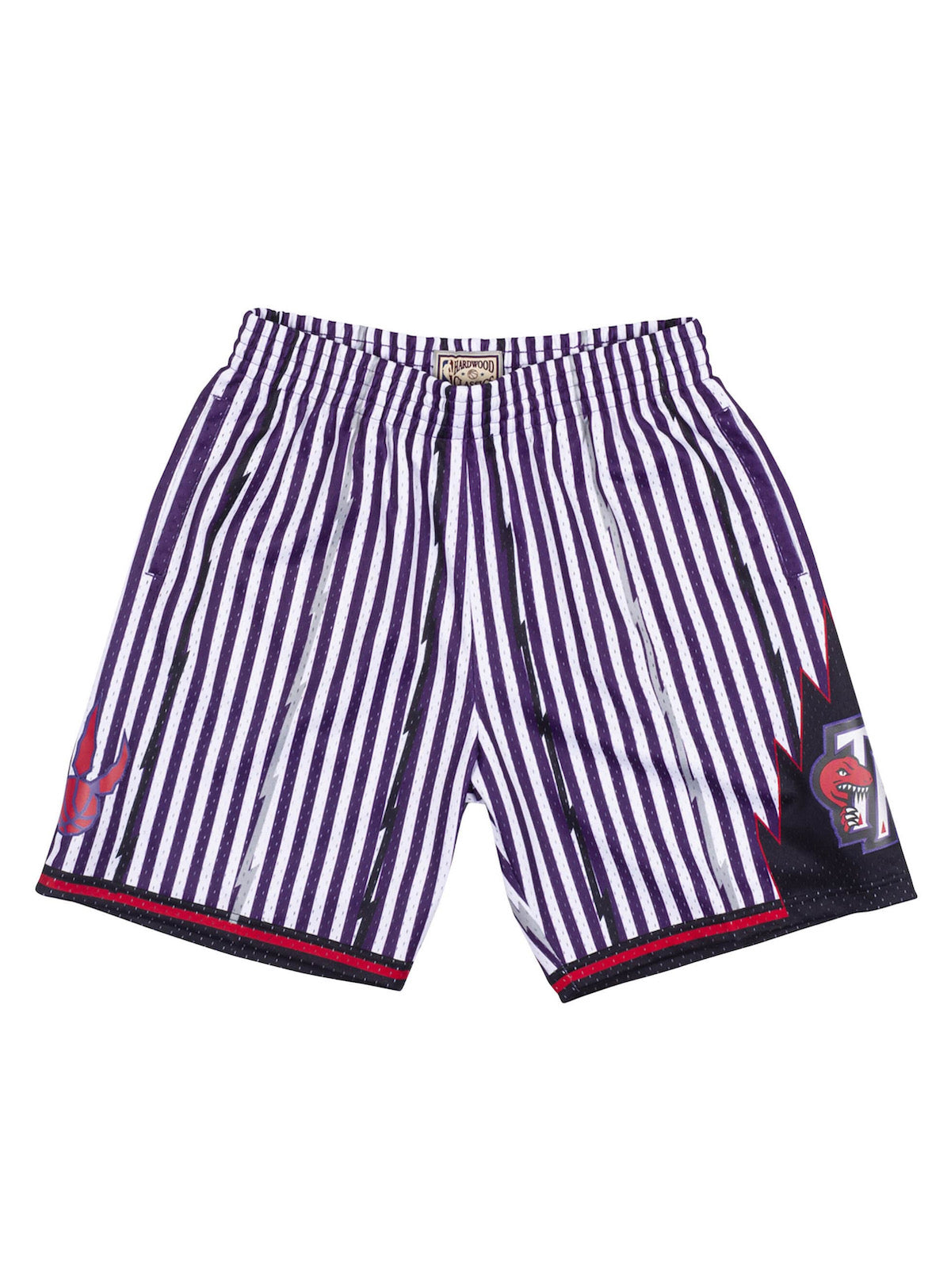 Mitchell & Ness Shorts - Striped Swingman Raptors 98 - Purple