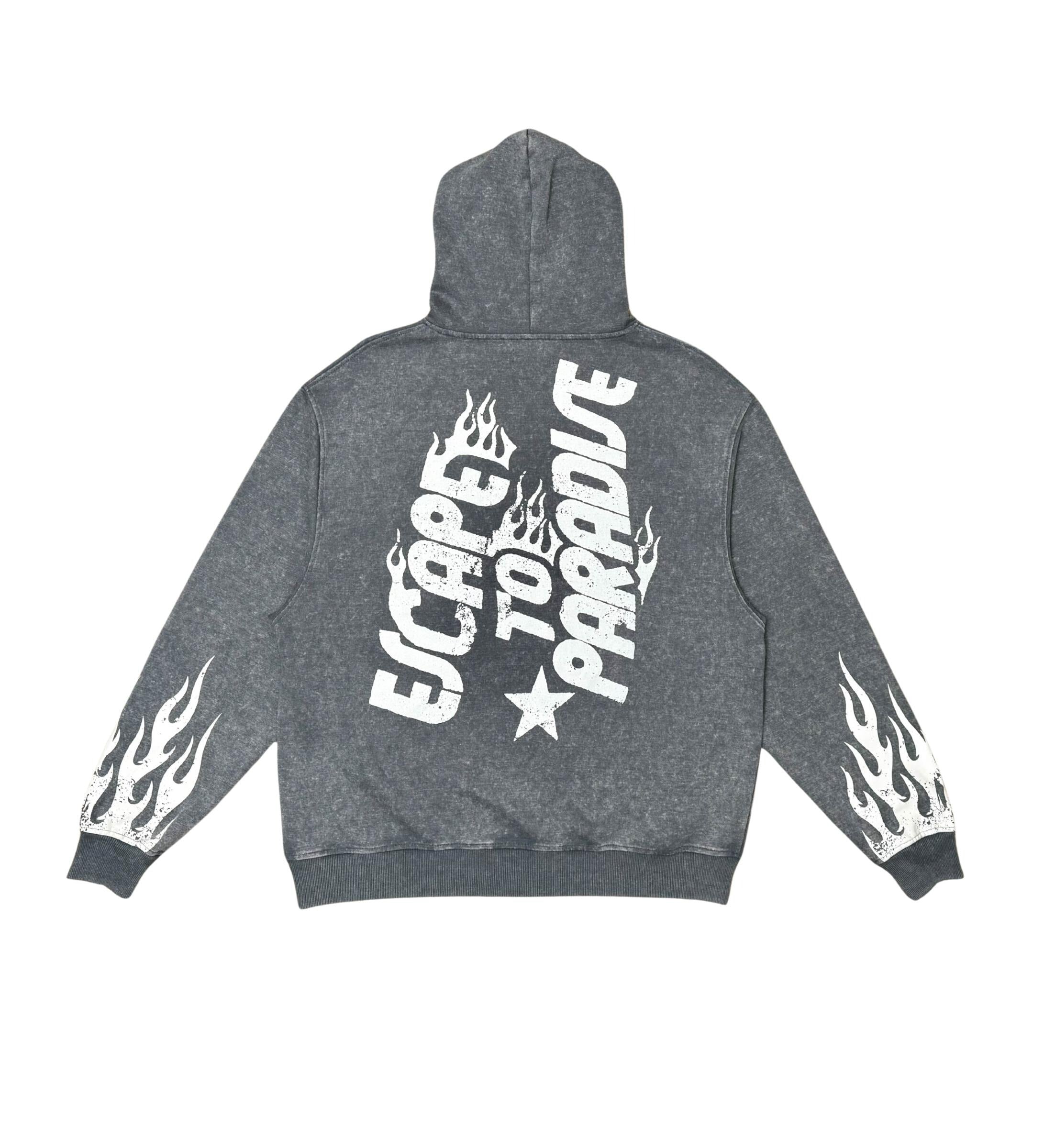 Civilized Hoodie - Escape To Paradise - Grey - CV3363