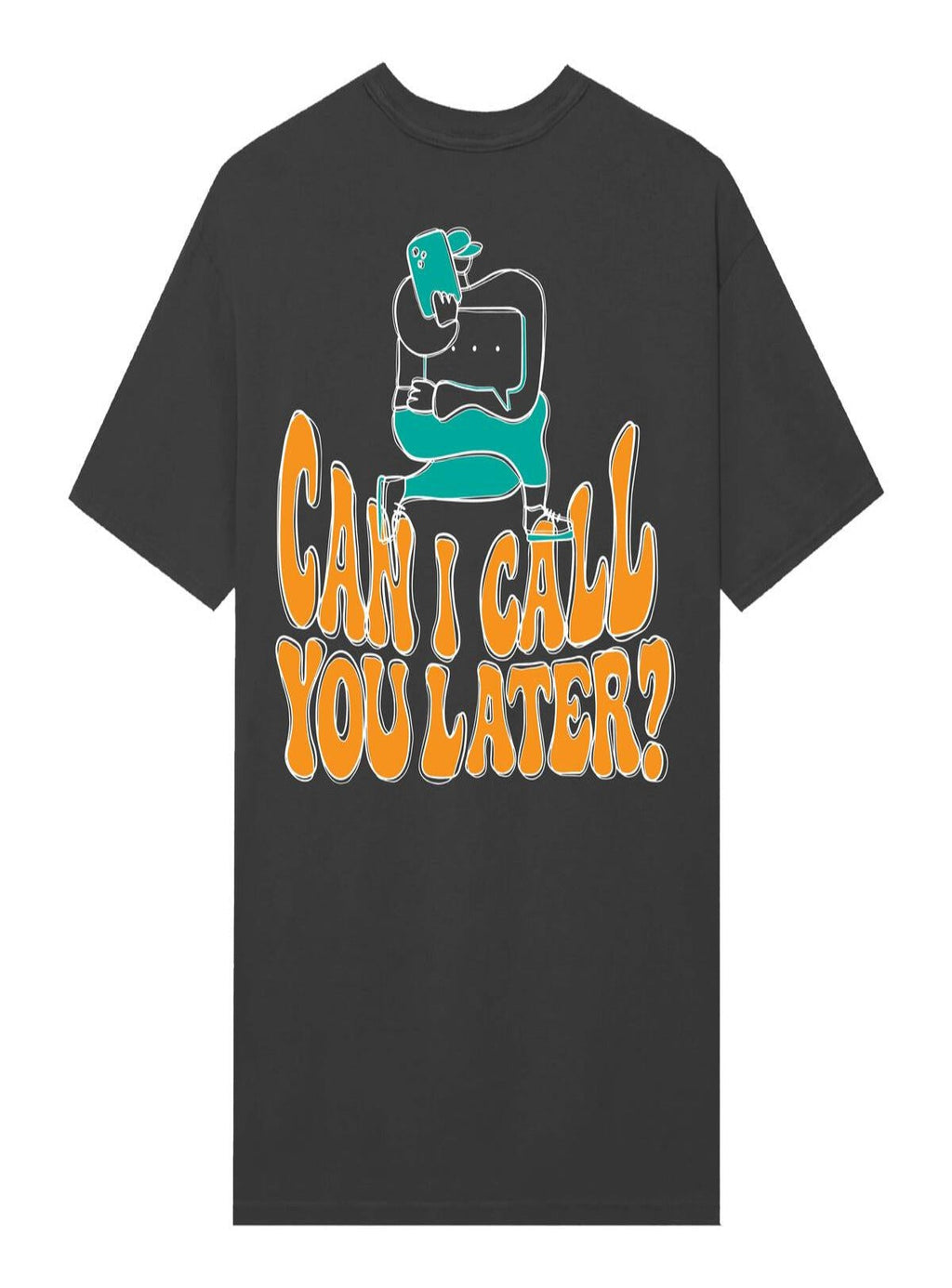 Outrank T-Shirt - Auto Reply - Call You Later - Black - AR003