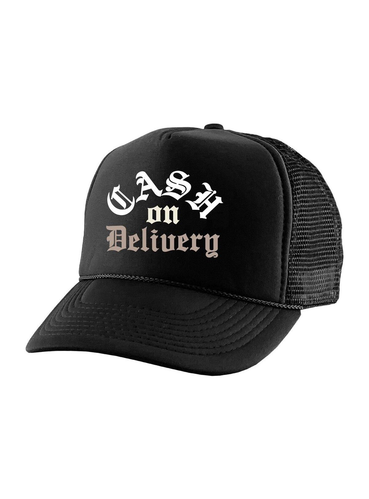 Outrank Hat - Cash On Delivery Foam Trucker - Black - ORH521