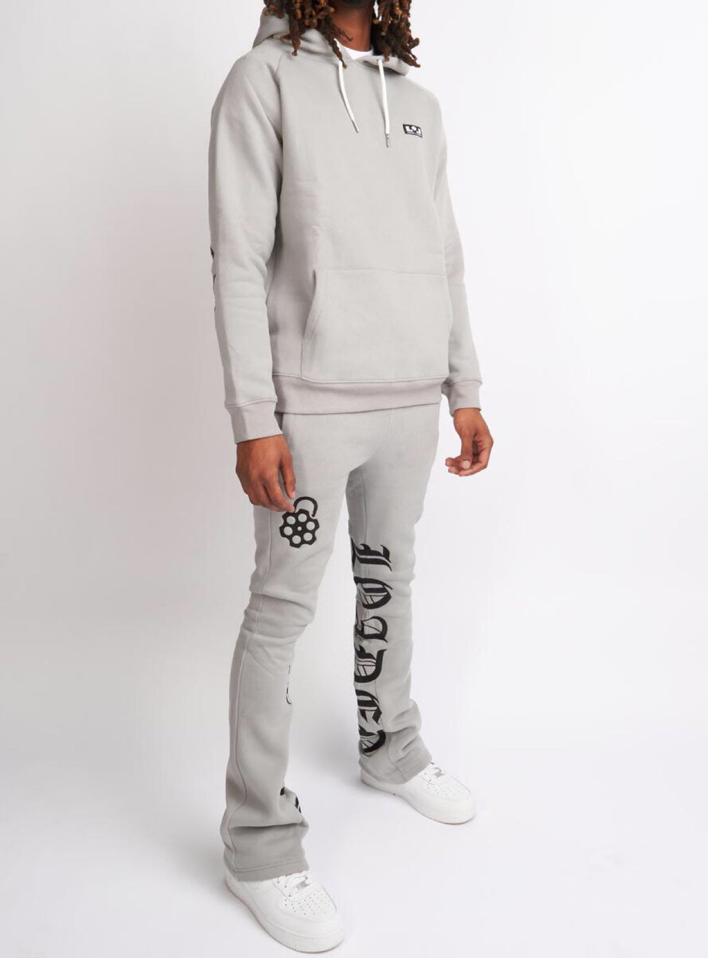 LNL Sweatsuit - Chamber - Grey And Black - 353