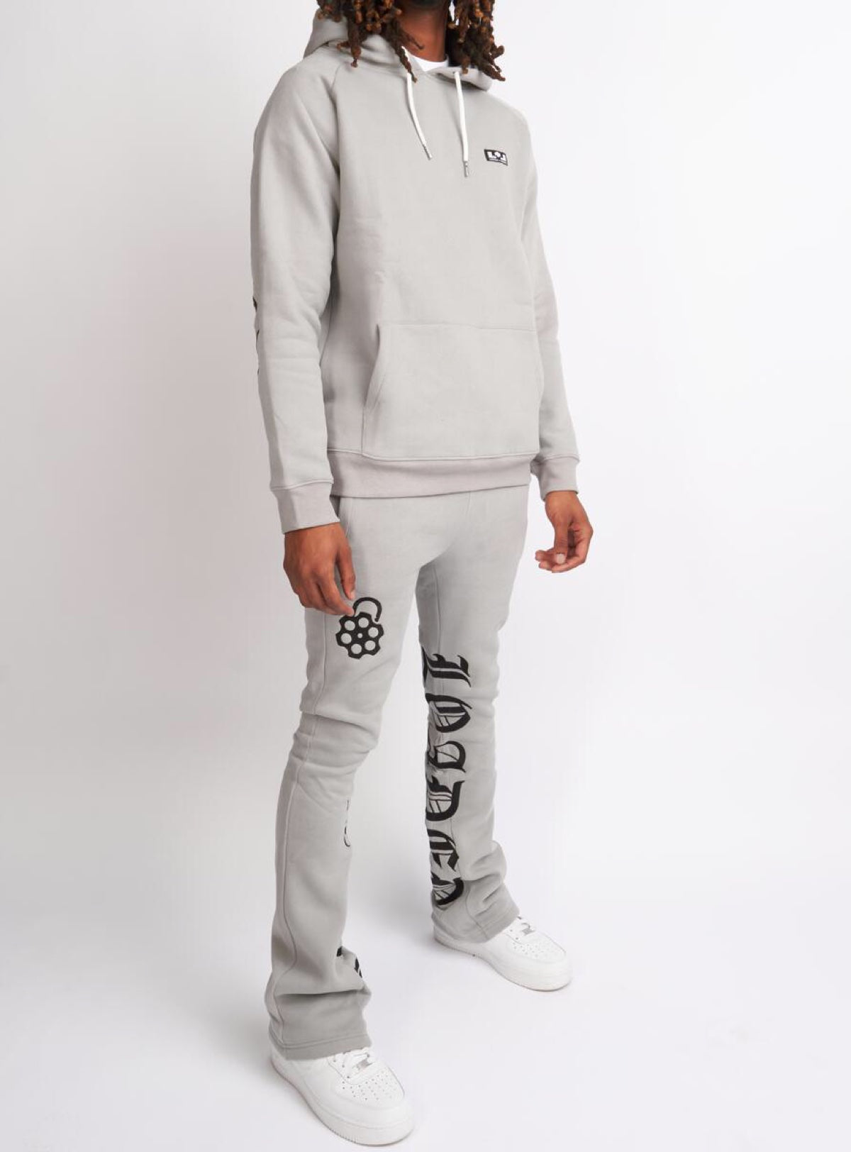 LNL Sweatsuit - Chamber - Grey And Black - 353