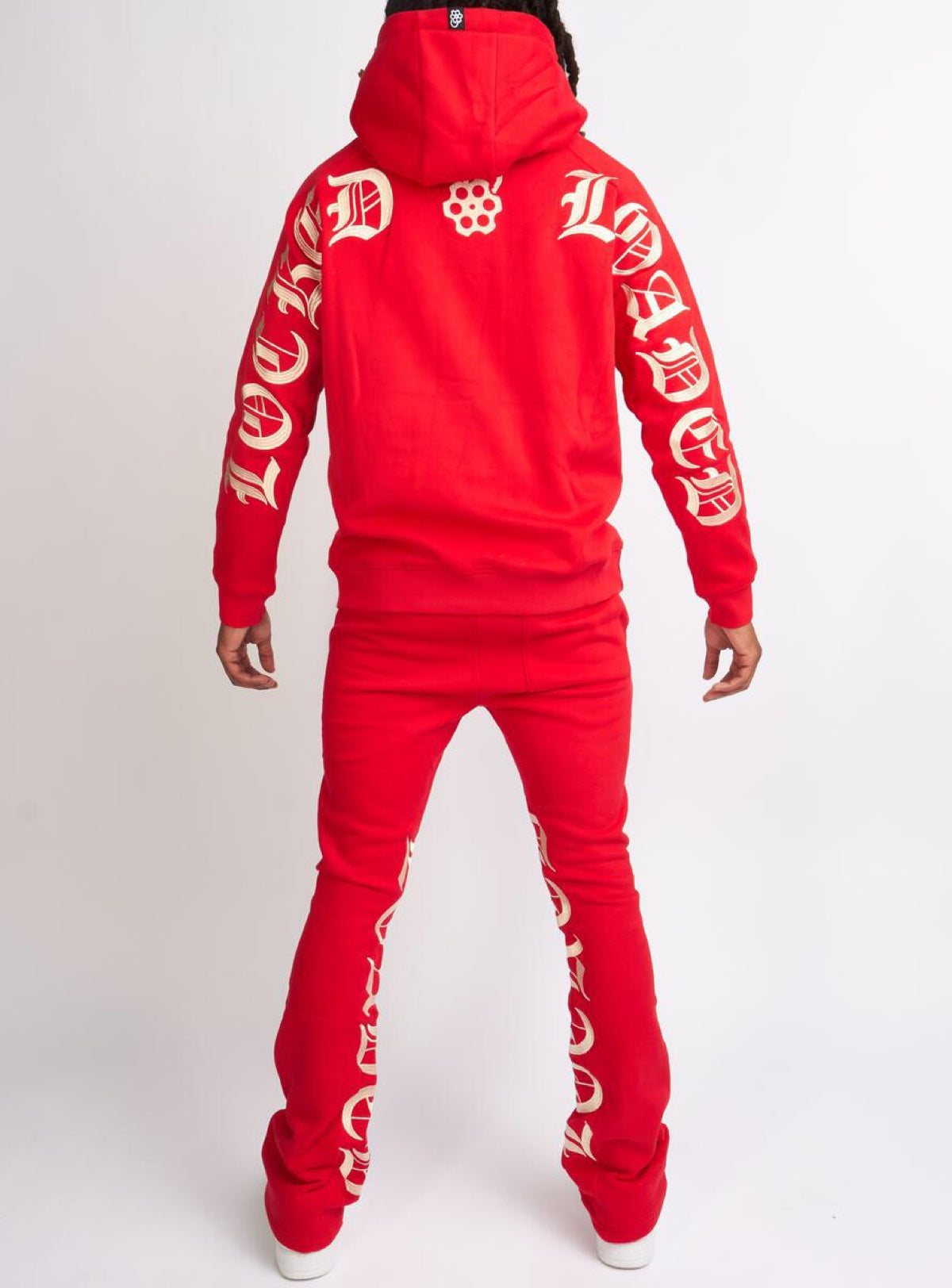 LNL Sweatsuit - Chamber - Red And Cream - 351