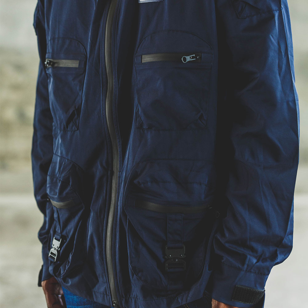 8&9 Jacket - Combat Nylon - Iridescent Navy