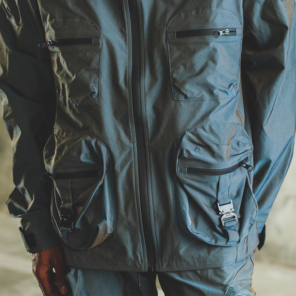 8&9 Jacket - Combat Nylon - Iridescent Steel