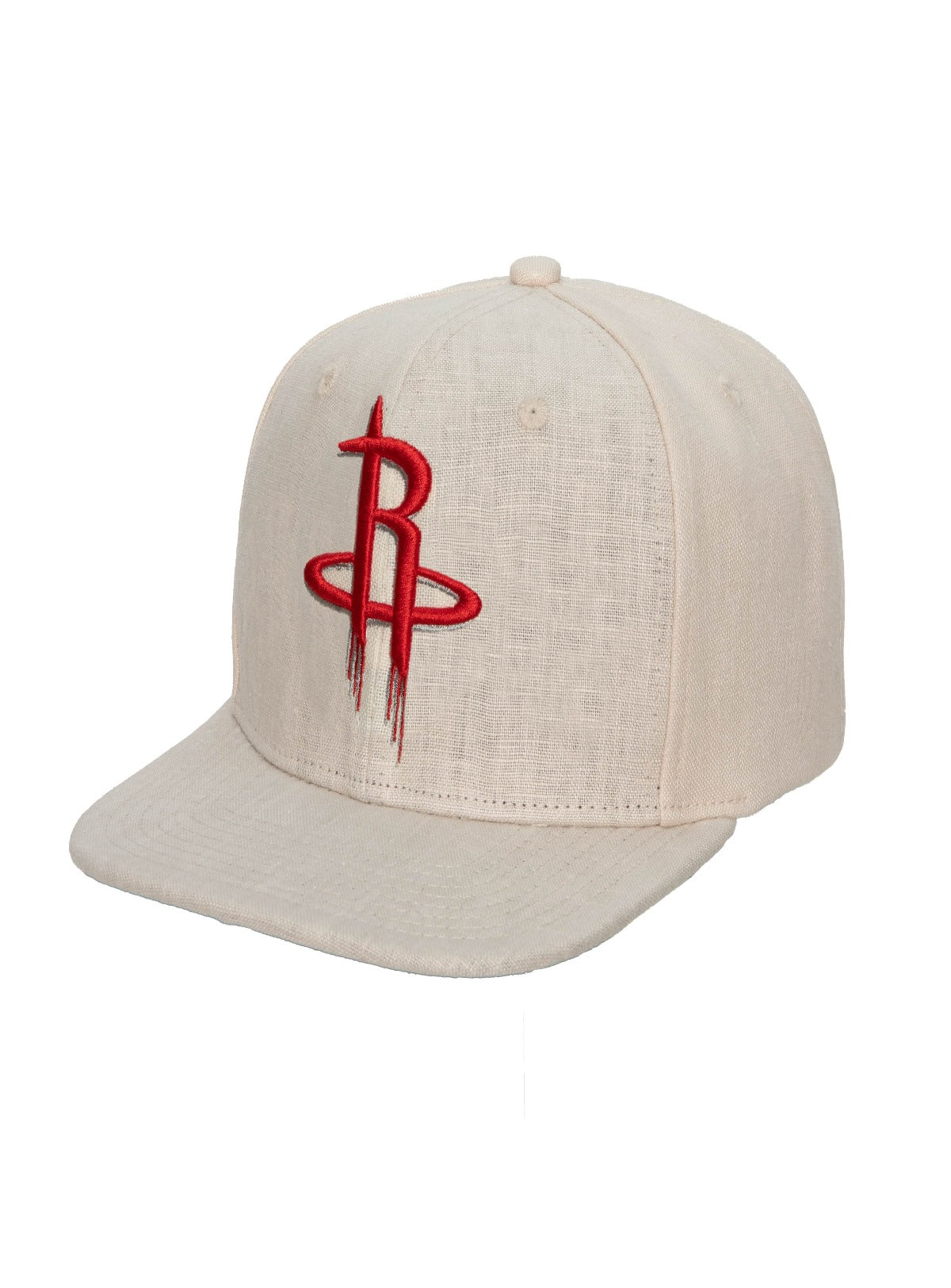 Mitchell & Ness Hat - NBA Cut Away Snapback - Rockets - Off White - SH20118
