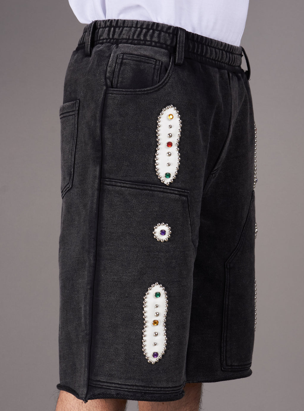 Politics Shorts - Keran - Washed Black - 640