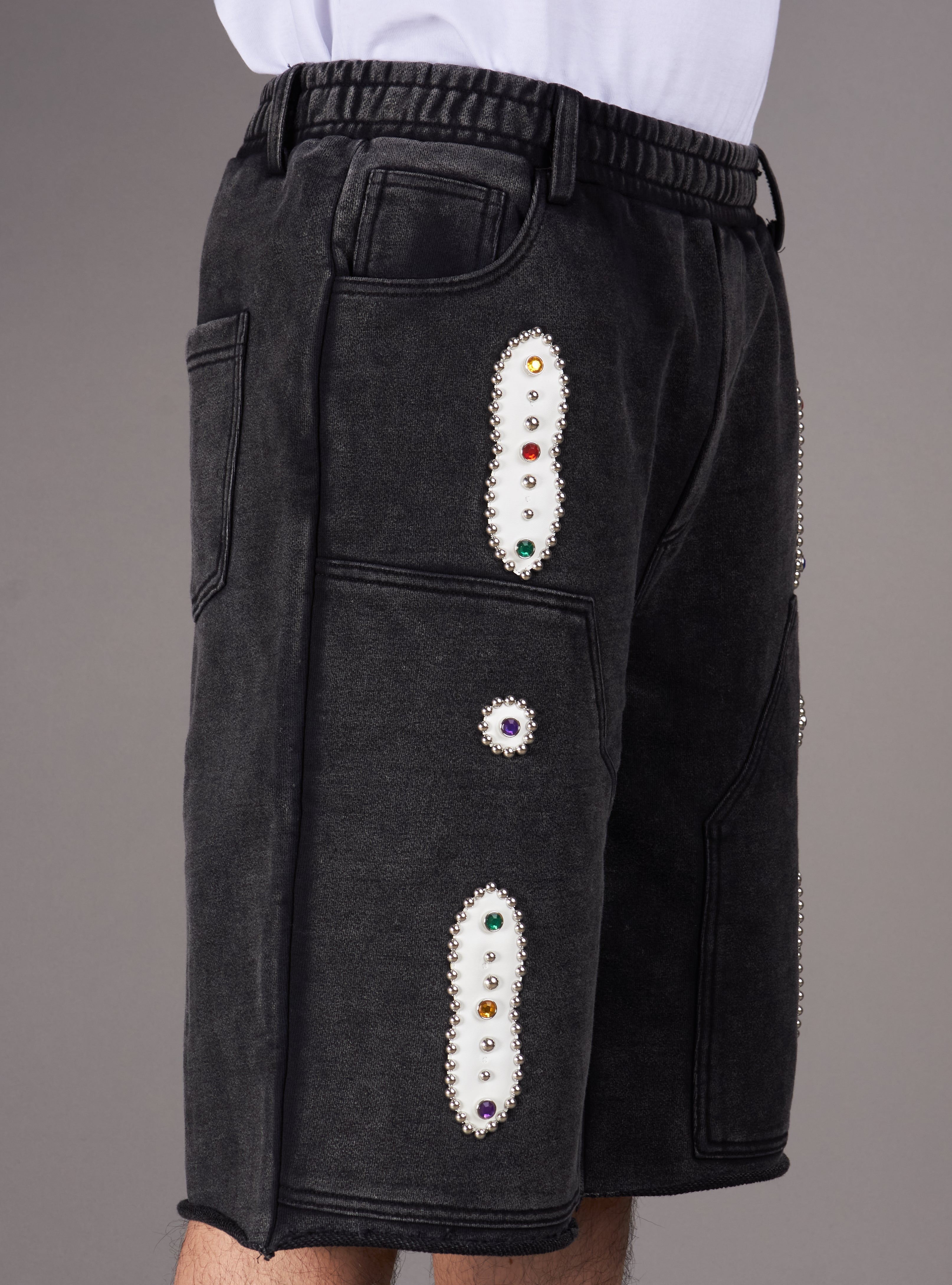 Politics Shorts - Keran - Washed Black - 640