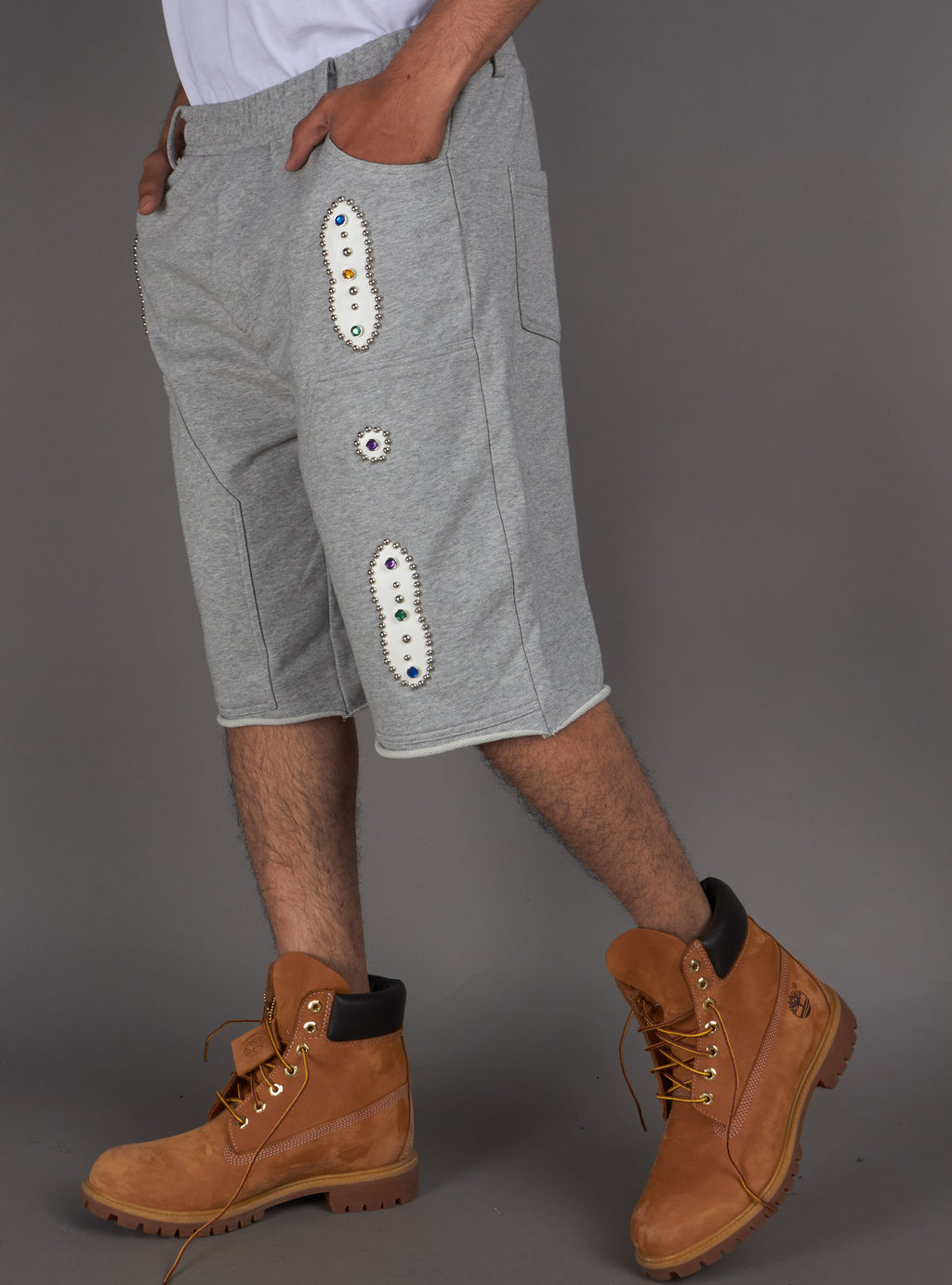 Politics Shorts - Keran - Grey - 644