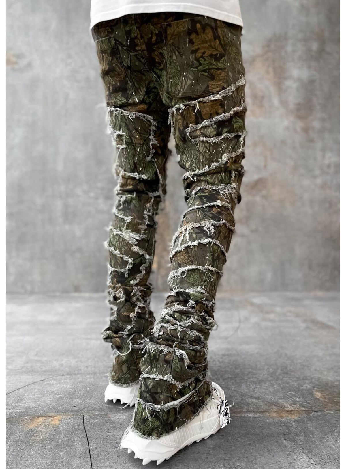 Guapi Jeans - Blood Diamond Stacked Denim V2 - Camo - GUAP09