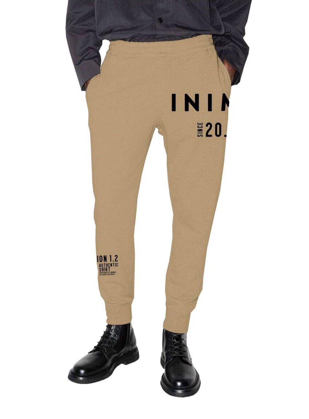 Inimigo Sweatpants - Logo Dimension - Warm Sand - ISP9212