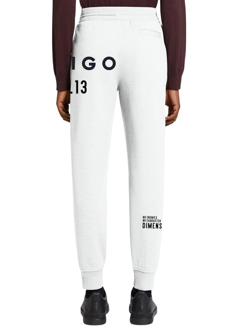 Inimigo Sweatpants - Logo Dimension - Snow White - ISP9212