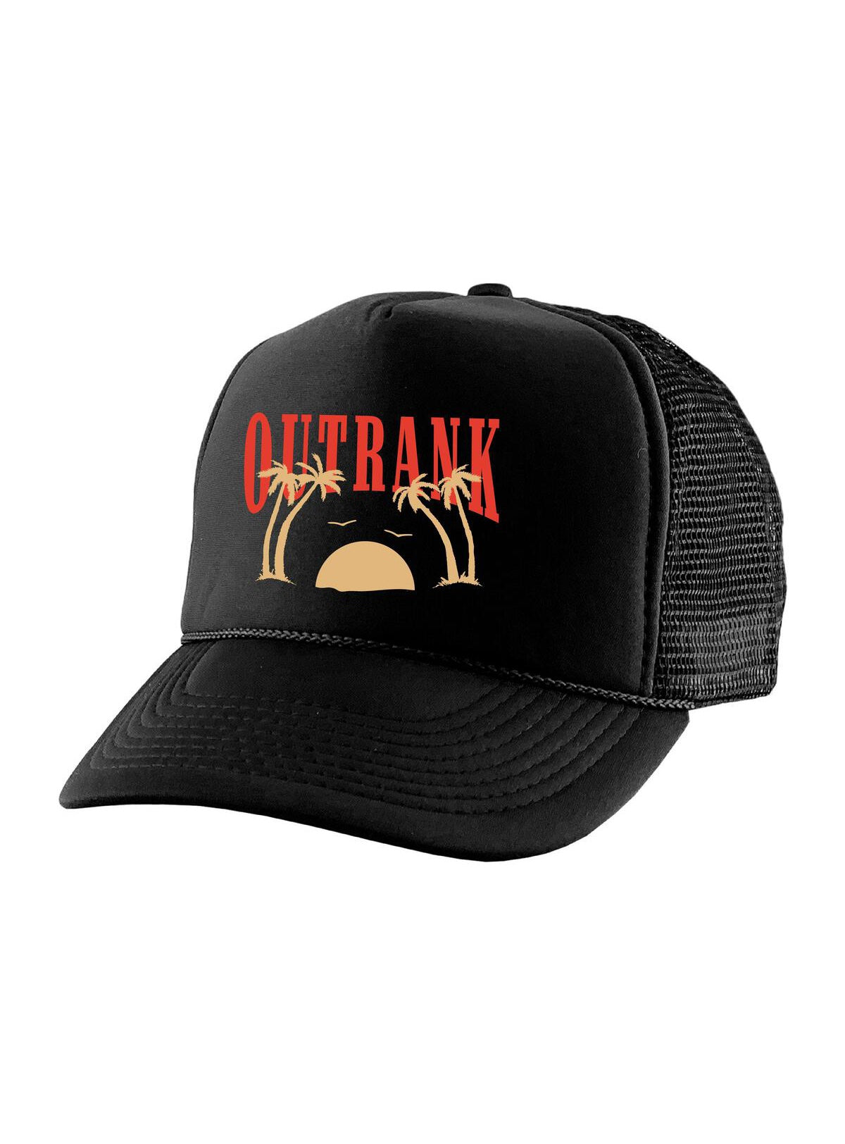 Outrank Hat - Dream Foam Trucker - Black - QSH236