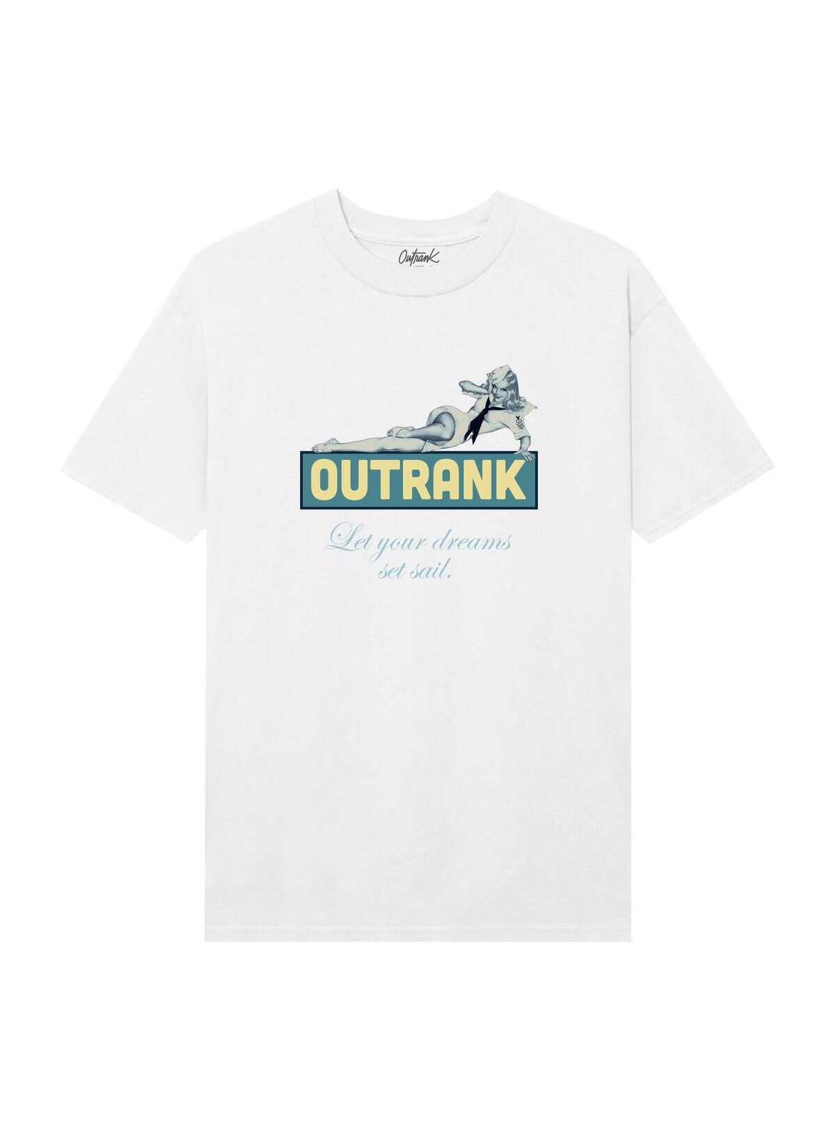Outrank T-Shirt - Dreams - White - QS539