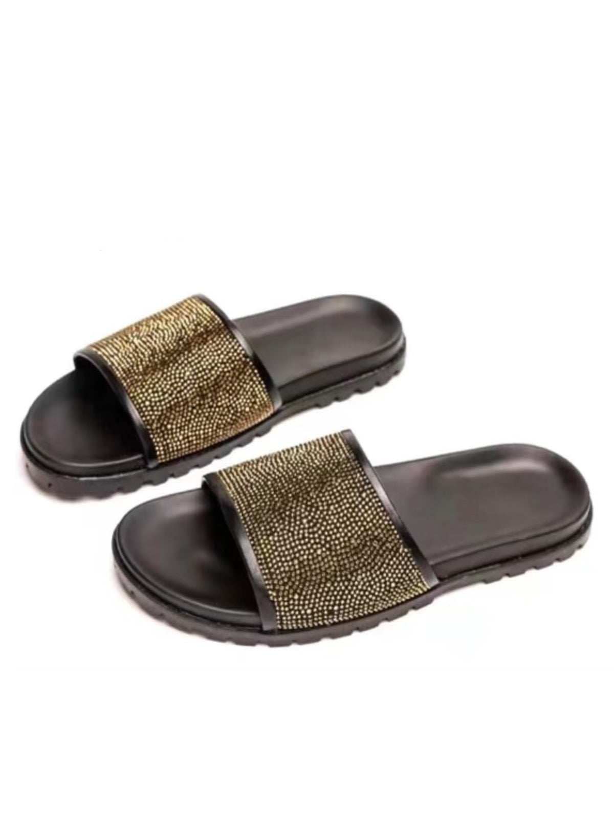 DNA Slides - Black And Gold - SL04