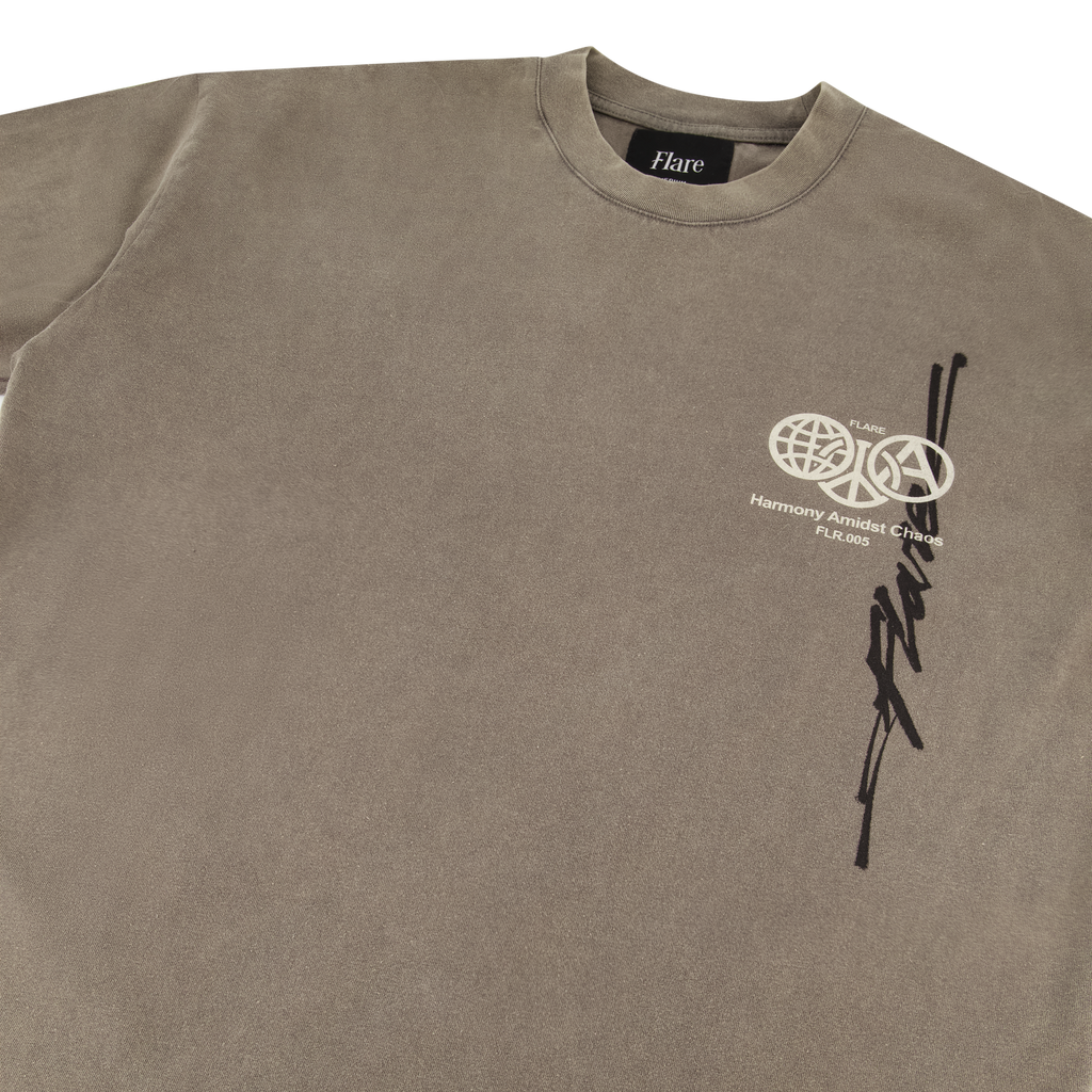 Outrank T-Shirt - Embodiment - Charcoal