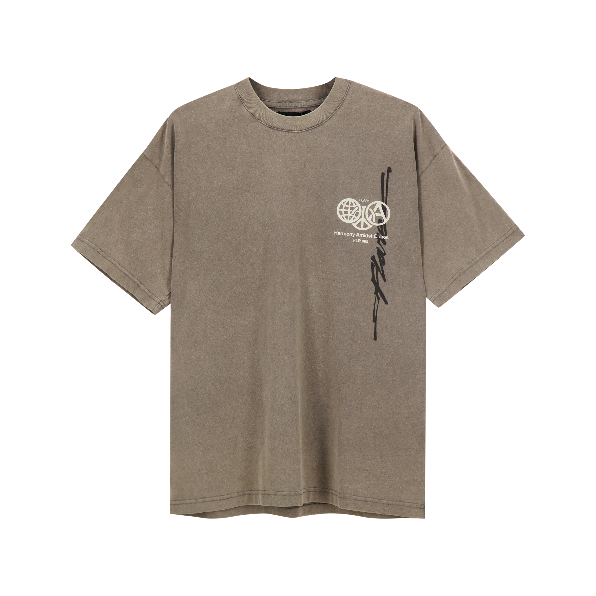 Outrank T-Shirt - Embodiment - Charcoal