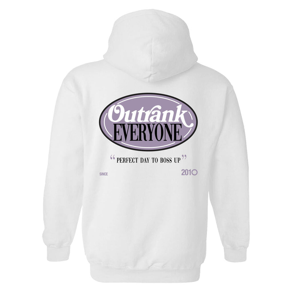Outrank Hoodie - Everyone - White - OR2695H