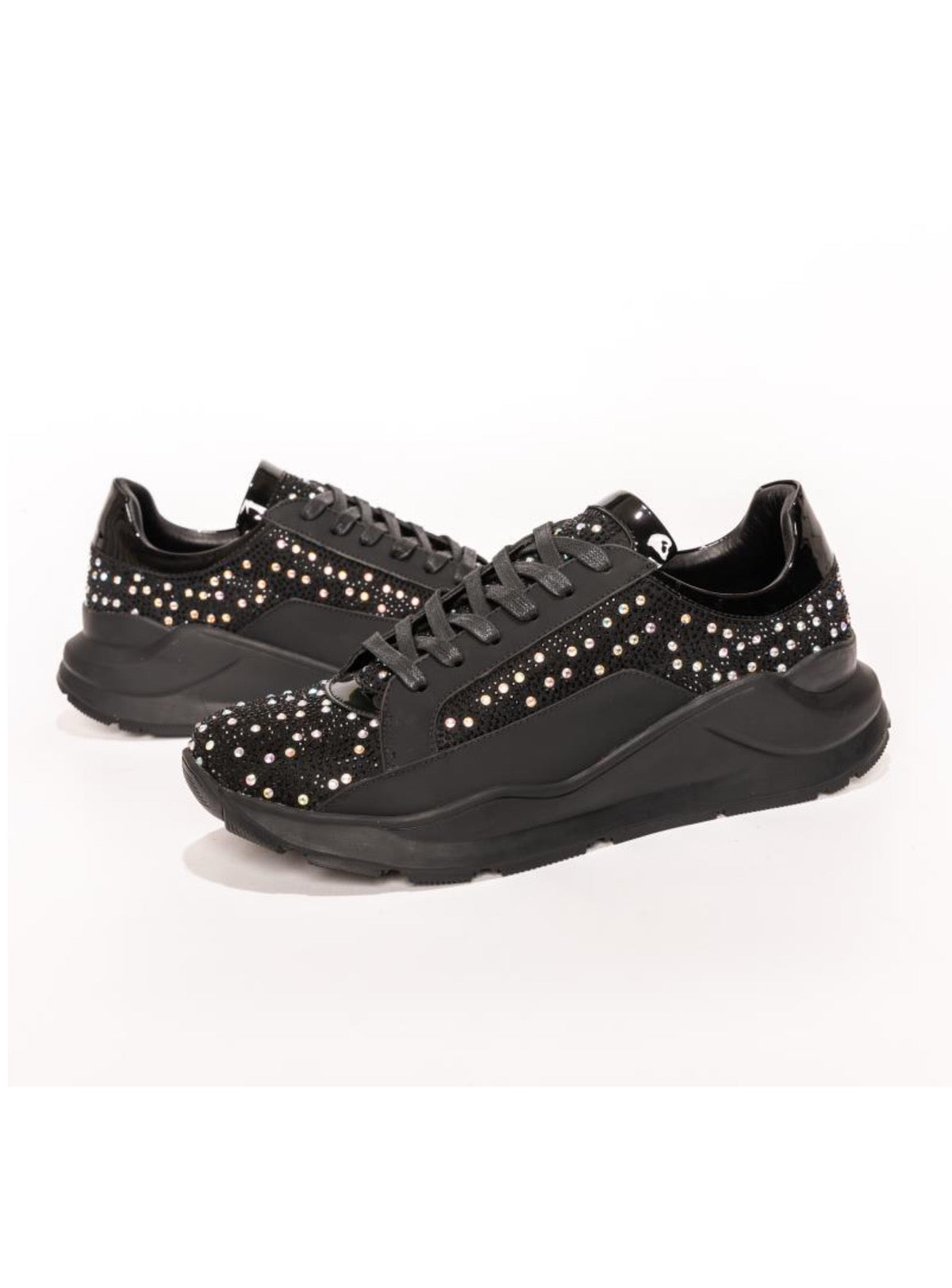 DNA Shoes - The Shine Edition - Black And Multi Stones - SP15