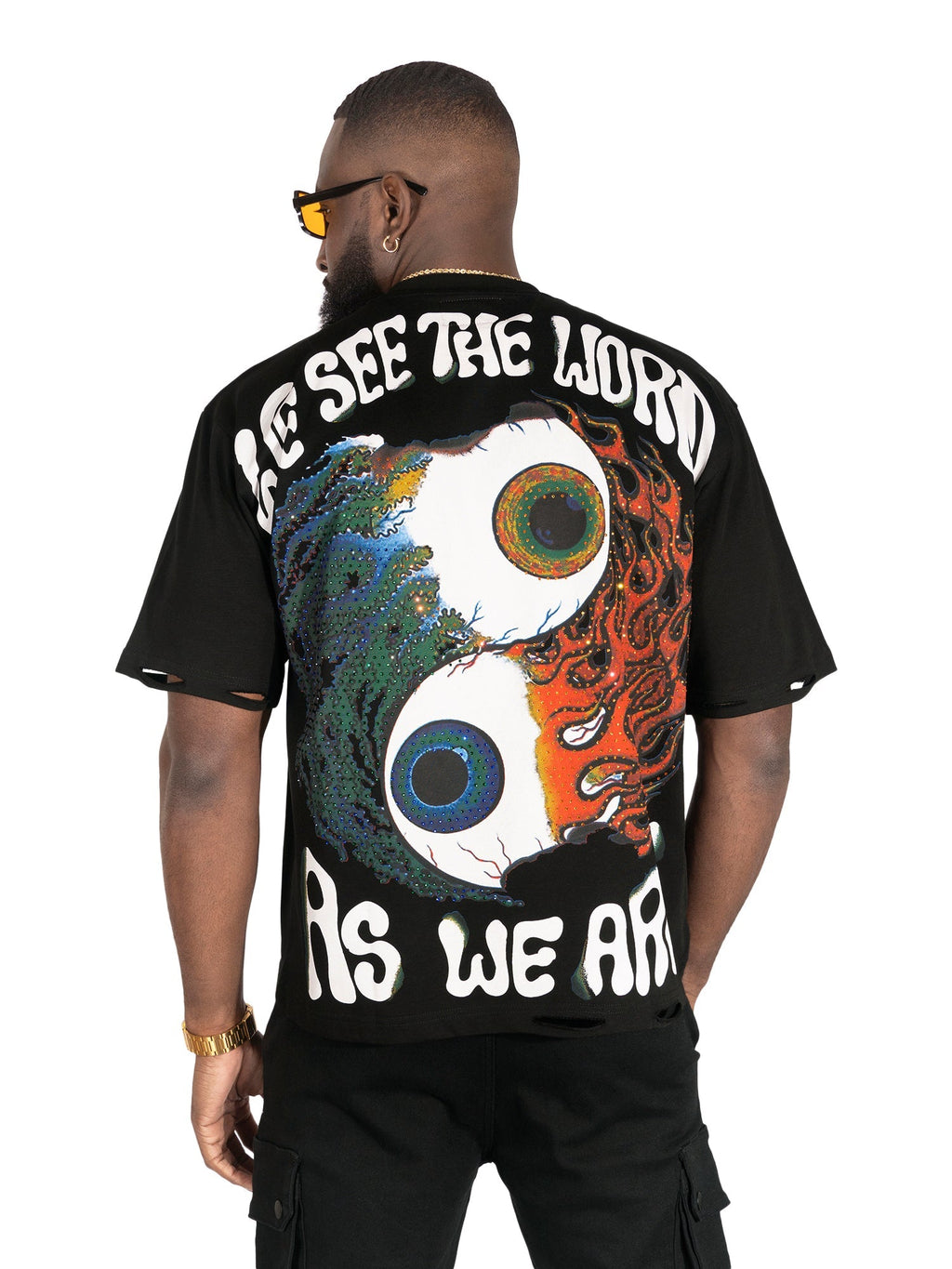 Makobi T-Shirt - F135 See No Evil - Black