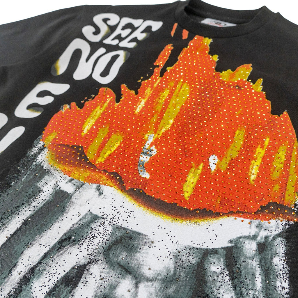 Makobi T-Shirt - F135 See No Evil - Black