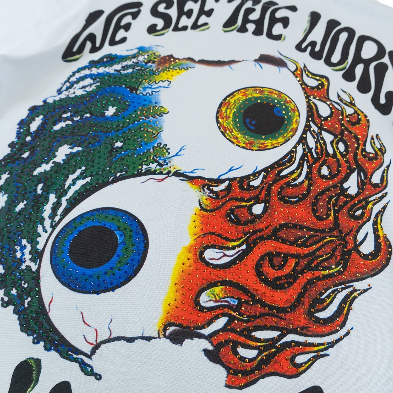 Makobi T-Shirt - F135 See No Evil - White