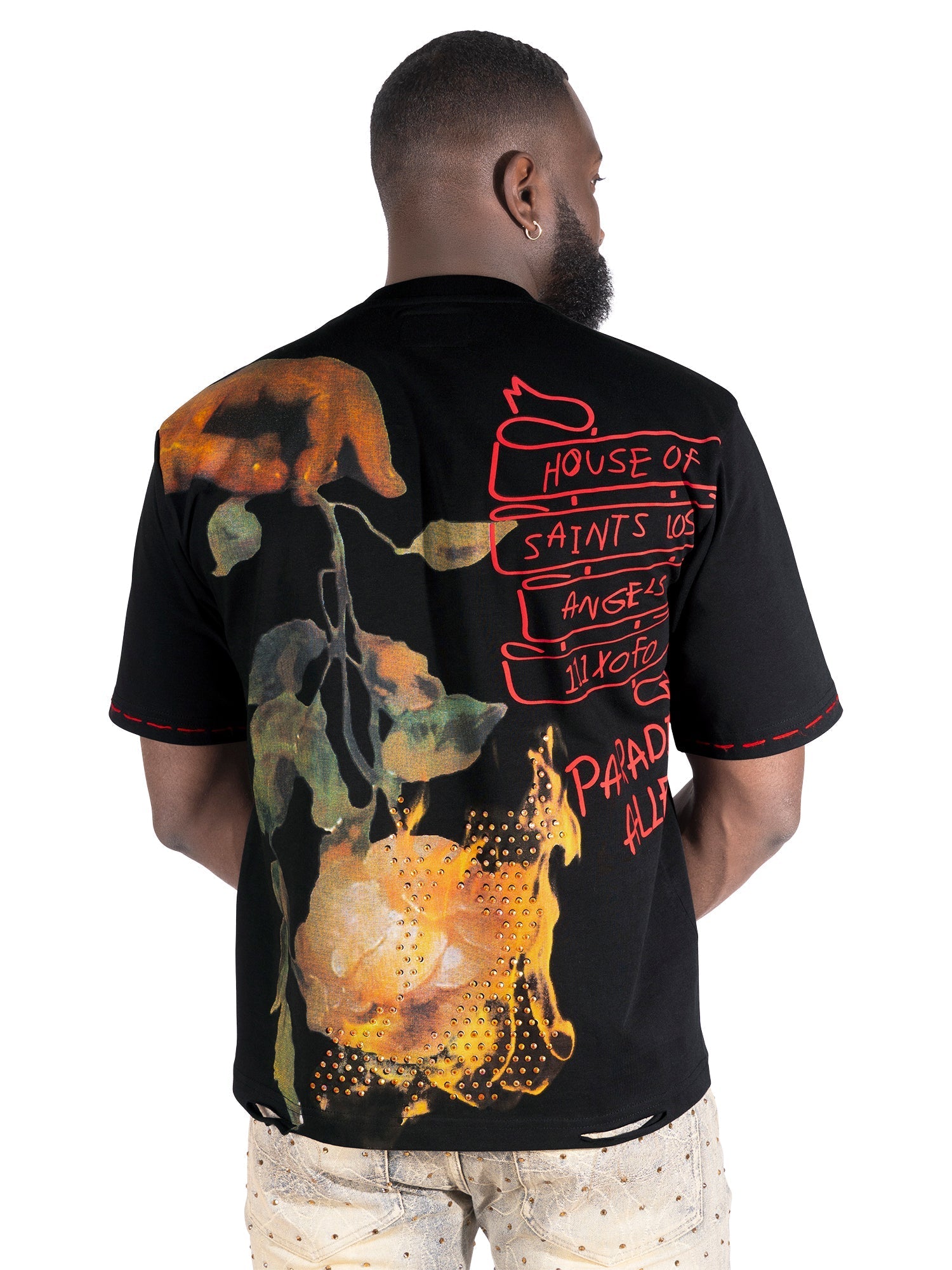 Makobi T-Shirt - F139 House of Saints Boxed - Black