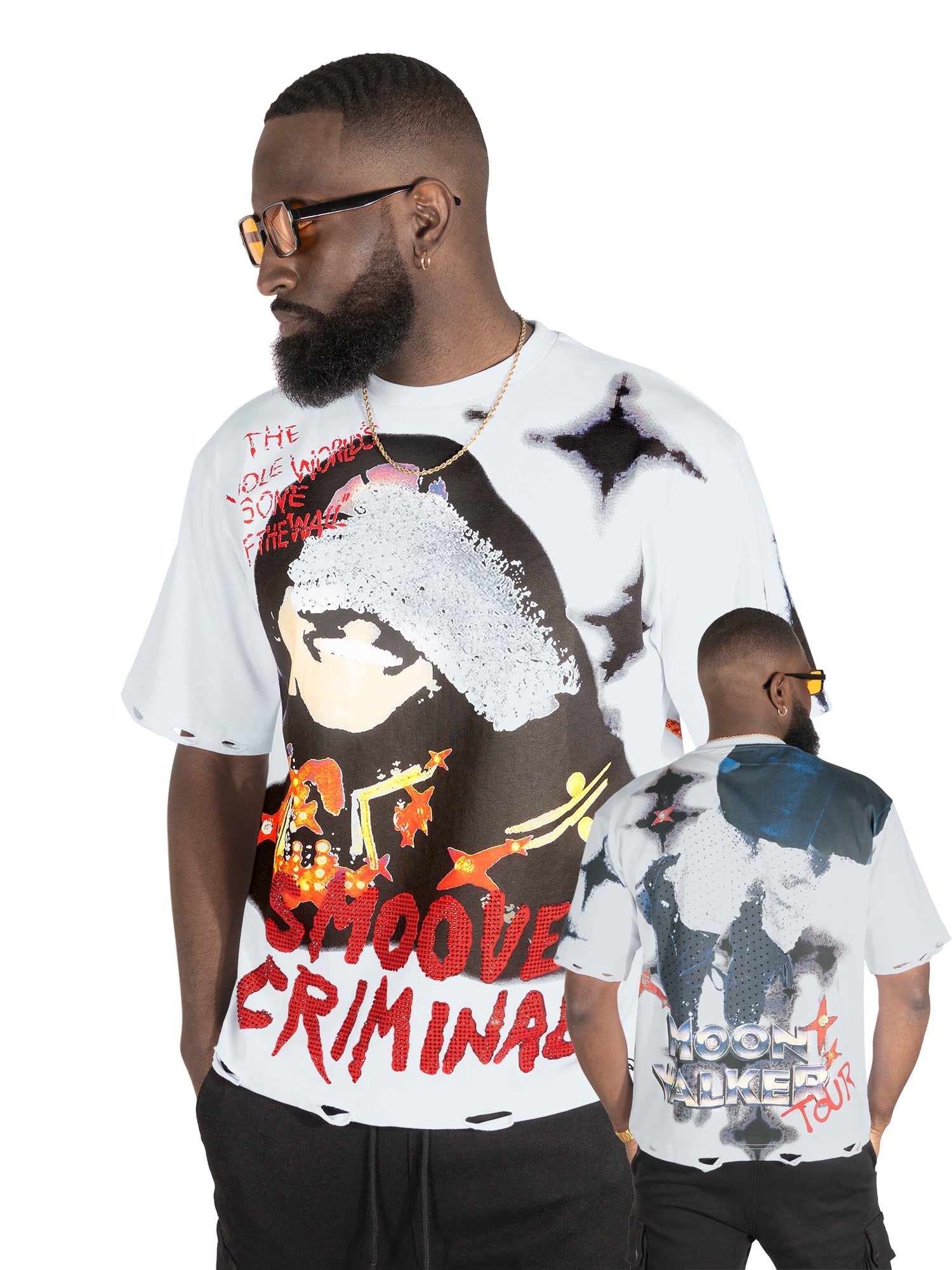 Makobi T-Shirt - F141 Smoove Criminal - White