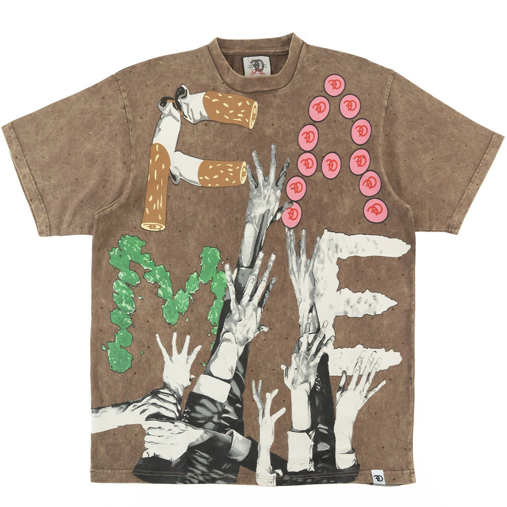 Makobi T-Shirt - F143 Price of FAME - Mocha