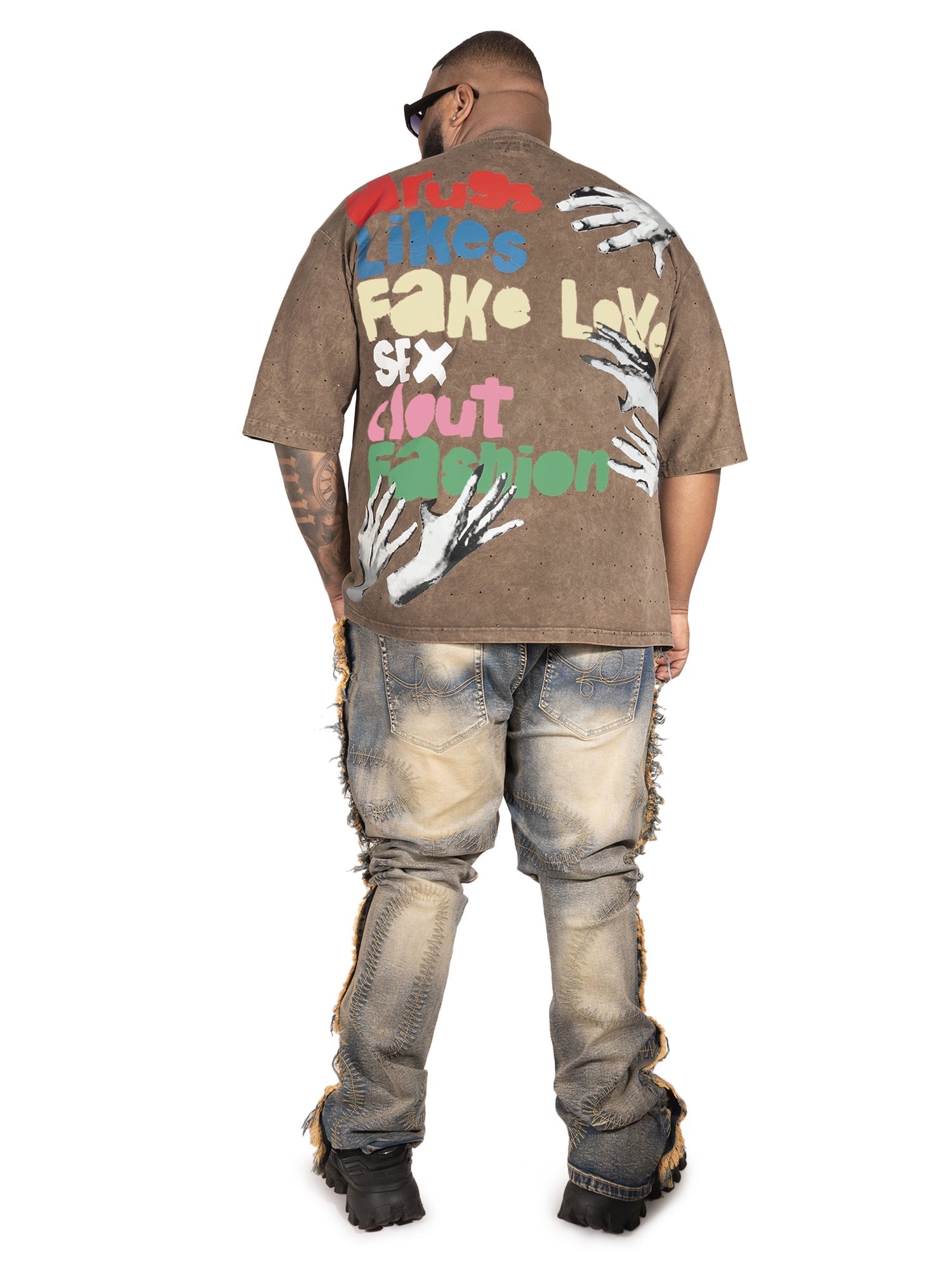 Makobi T-Shirt - F143 Price of FAME - Mocha